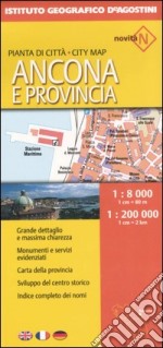 Ancona 1:8.000. Provincia 1:200.000 libro