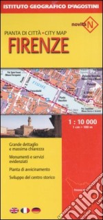 Firenze 1:10 000. Ediz. multilingue libro