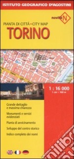 Torino 1:16 000. Ediz. multilingue libro