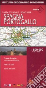 Spagna, Portogallo. Carta stradale 1:800.000 libro