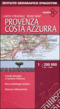 Provenza, Costa Azzurra 1:200.000 libro