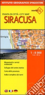 Pianta di Siracusa 1:8.000 libro