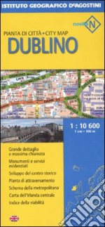 Dublino. Pianta di città. 1: 10.600 libro