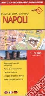 Napoli. Pianta della città-City map 1:9000 libro