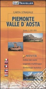 Piemonte e Valle d'Aosta. Carta stradale 1:200.000 libro