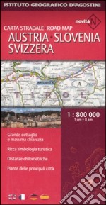 Austria, Slovenia, Svizzera 1:800.000