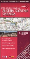 Austria, Slovenia, Svizzera 1:800.000 libro