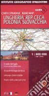 Ungheria, Repubblica Ceca, Polonia, Slovacchia 1:800.000 libro