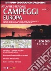 Atlante stradale campeggi d'Europa 1:800.000. Ediz. multilingue libro