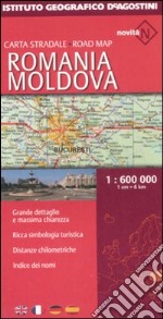 Romania, Moldova 1:600.000 libro