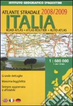 Atlante stradale Italia 1:600.000 2008-2009 libro