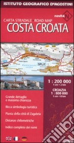 Costa croata 1:200.000 libro