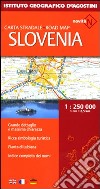 Slovenia. Carta stradale 1:250.000 libro