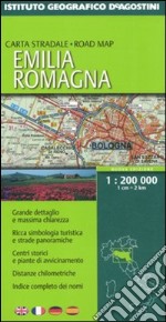 Emilia Romagna 1:200.000. Ediz. multilingue libro