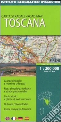 Toscana 1:200.000. Ediz. multilingue