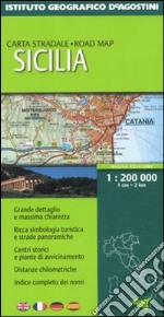 Sicilia 1:200 000. Ediz. multilingue