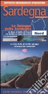 Sardegna. Nord 1:200.000. Le spiagge della Sardegna. Ediz. italiana e inglese libro