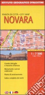 Novara 1:7 500. Ediz. multilingue libro