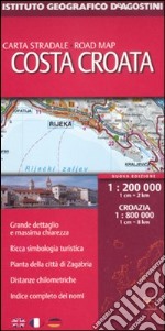 Costa croata 1:200.000 libro