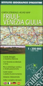 Friuli Venezia Giulia 1:200.000. Ediz. multilingue libro