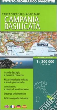 Campania; Basilicata 1:200.000. Ediz. multilingue