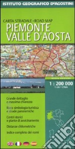 Piemonte, Valle d'Aosta 1:200.000 libro