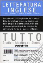 Tutto letteratura inglese. Schemi riassuntivi, quadri di approfondimento libro