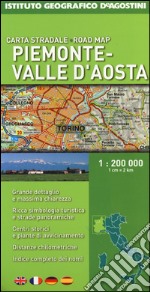 Piemonte, Valle d'Aosta 1:200.000 libro