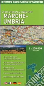 Marche e Umbria 1:200.000 libro