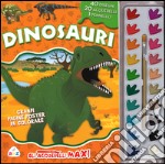 Dinosauri. Gli acquerelli maxi. Ediz. illustrata. Con gadget libro