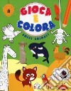 Amici animali. Gioca e colora. Ediz. a colori libro