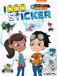 1000 sticker. Rusty Rivets. Con adesivi libro