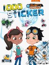 1000 sticker. Rusty Rivets. Con adesivi libro