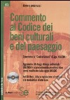 Commento al Codice dei beni culturali e del paesaggio. Con CD-ROM libro di Antonucci Donato