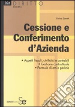 Cessione e conferimento d'aziende libro