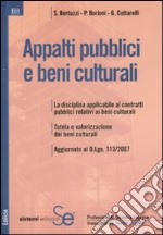 Appalti pubblici e beni culturali libro