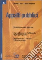 Appalti pubblici libro