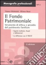 Il fondo patrimoniale libro