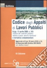 Codice degli appalti di lavori pubblici libro