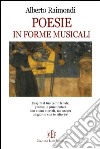 Poesie in forme musicali libro