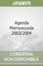 Agenda Memoscuola 2003/2004 libro