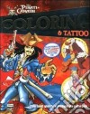 Pirati dei Caraibi. Coloring & tattoo libro