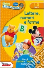 Lettere; numeri e forme. Con adesivi. Ediz. illustrata libro