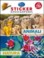 Animali, natura. Sticker enciclopedia libro