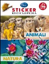 Animali, natura. Sticker enciclopedia libro