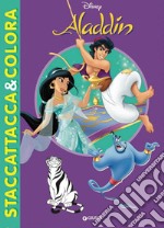 Aladdin. Staccattacca e colora. Con adesivi. Ediz. illustrata libro