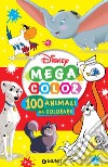100 animali da colorare. Mega color libro