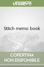 Stitch memo book libro