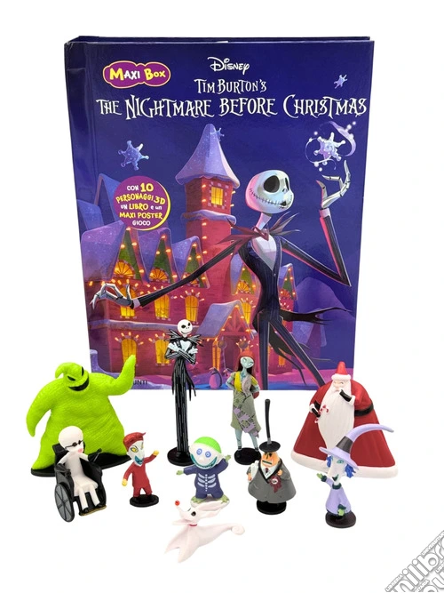 The Nightmare before Christmas. Maxi box. Ediz. a colori. Con 10 figurine 3D
