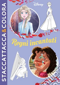 Regni incantati. Disney. Staccattacca&colora. Con adesivi. Ediz. a colori libro